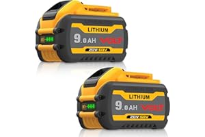 Xmenany DCB606 9.0Ah 20V/60V Battery Replacement for Dewalt 20V Battery DCB606 DCB609 DCB612 Compatible with DeWalt 20V/60V T