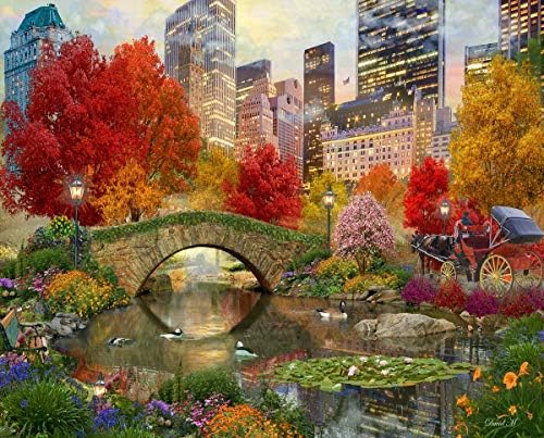 Springbok’s 500 Piece Jigsaw Puzzle Central Park Paradise, Multi