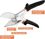 GARTOL Miter Shears Angular Cutting Tool Adjustable 45-135 Degree Moulding Trim view 3