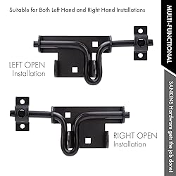 SANKINS Slide Bolt Gate Latch,Sliding Bolt Door