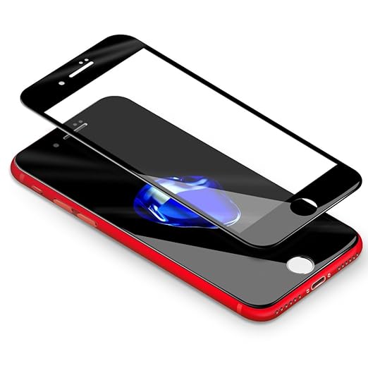 CoolReall Schutzfolie Kompatibel mit iPhone 7 Plus 8 Plus, 3D Full Screen Curved Panzerglas Kompatibel mit iPhone 7 Plus/iPho