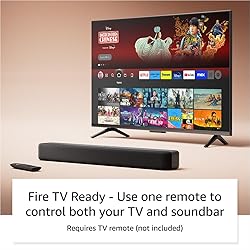 Amazon Fire TV Soundbar, 2.0 speaker with DTS