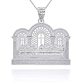 Claddagh Gold Fine Sterling Silver Last Supper Pendant Necklace