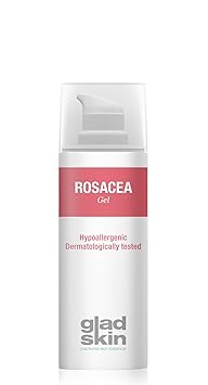Gladskin Rosacea Gel 50ml - verringert Rötungen, Pusteln, und brennendes Gefühl und beugt neuen Entzündungen vor