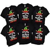 Family Elf T-Shirts, Most Likely to Christmas Shirt, Custom Holiday Tee, Matching Xmas Gifts, Group Xmas Party