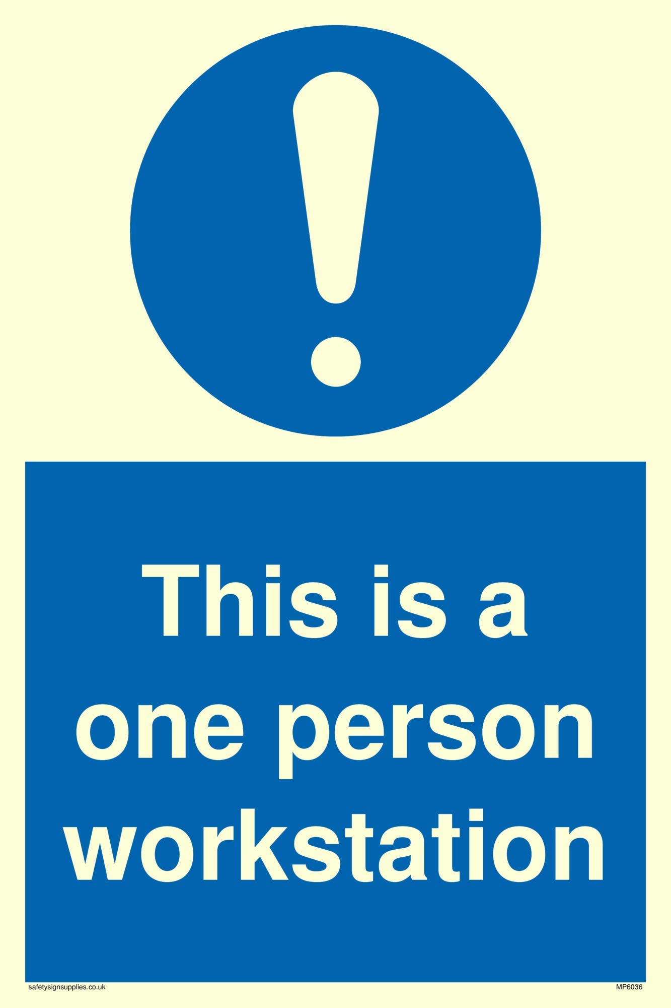 This is a one person workstation