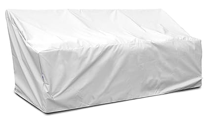 KoverRoos Weathermax 16450 Deep 3-Seat Glider/Lounge Cover, 89-Inch Width by 36-Inch Diameter by 33-Inch Height, White