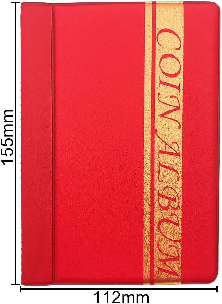 Collector Coin Album ZSWQCoin Collector’s Album,1 Pack Coin Collection
