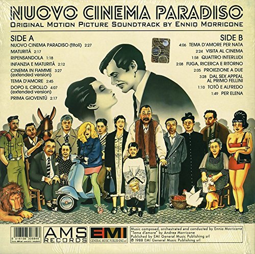 MORRICONE, ENNIO - Nuovo Cinema Paradiso (Original Motion Picture  Soundtrack) - Amazon.com Music