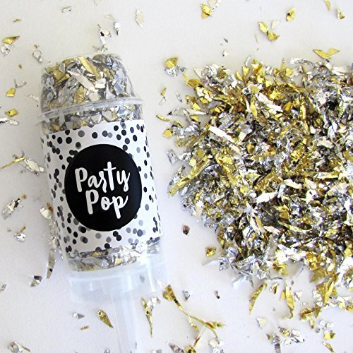 Party Pop Shimmer Confetti Poppers - Push Pop