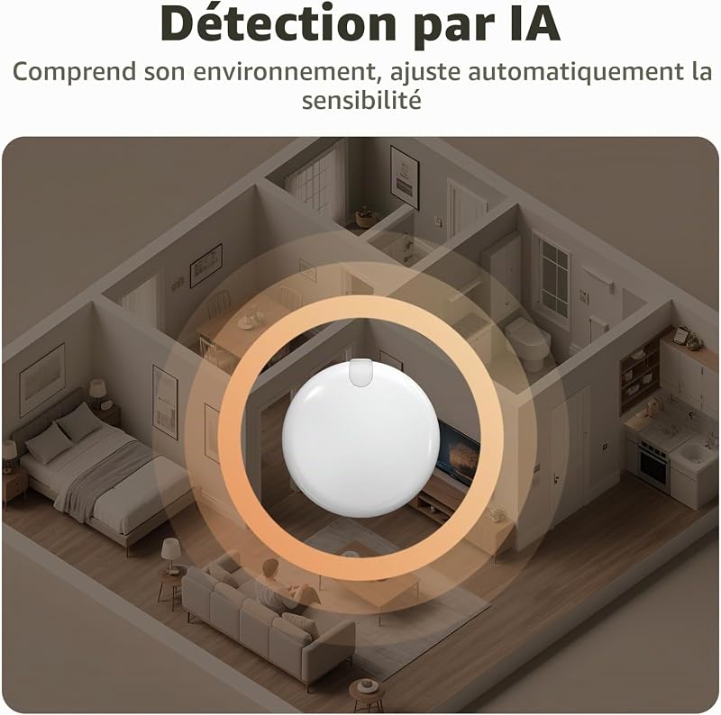 Détecteur de Présence sans Fils 5-en-1 FP300, Thread/Zigbee