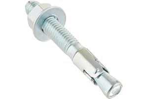 Powers Fastening Innovations 7422SD1 Power-Stud and Sd1 1/2-Inch by 3-3/4-Inch Type Carbon Steel Wedge Expansion Anchor Carbon Steel Clip, 50 Per Box