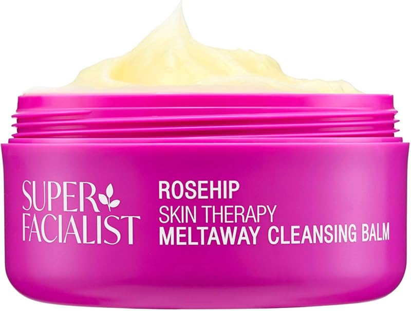 Super Facialist Rosehip Meltaway Cleansing Balm 100ml with Hyaluronic Acid