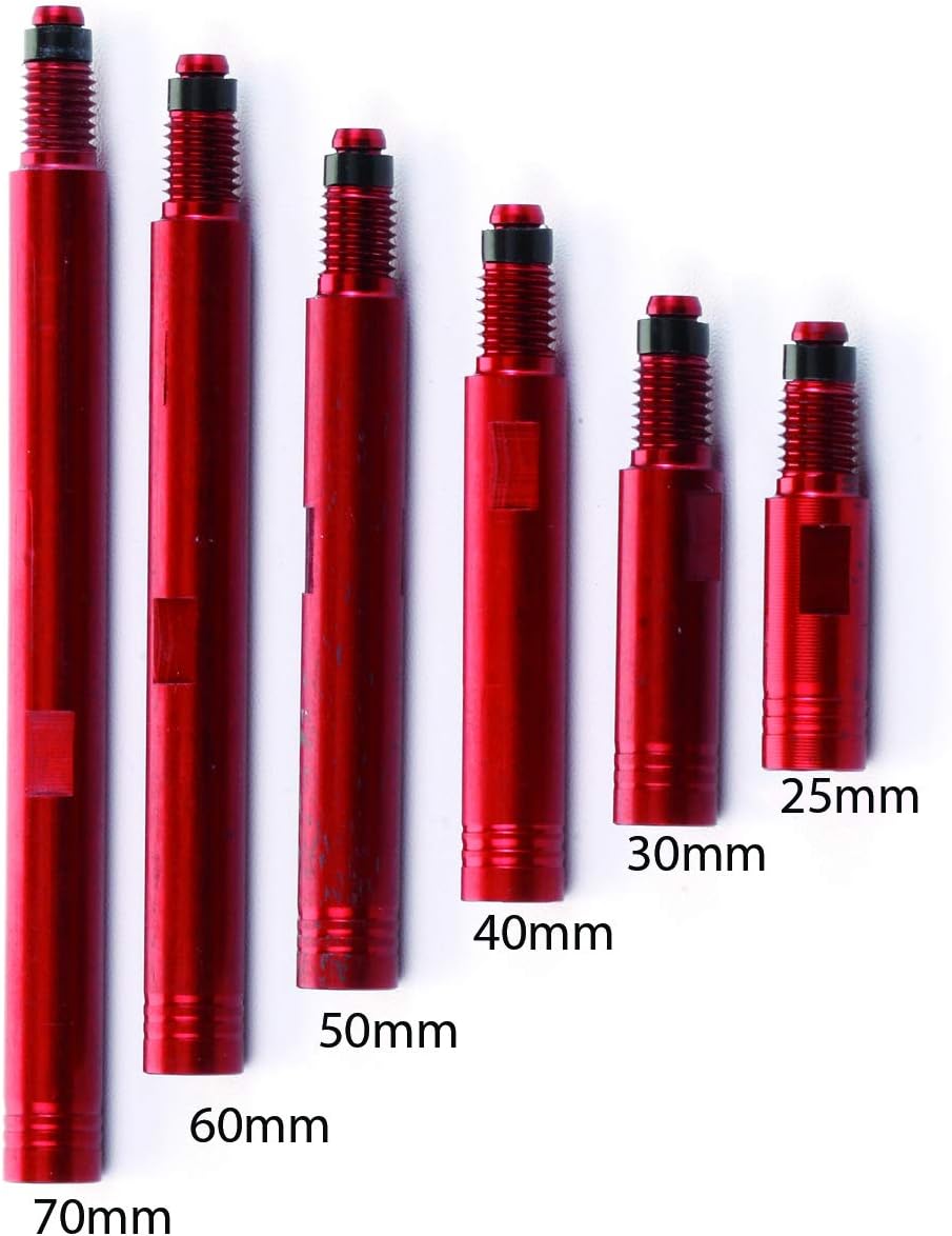 MICHE Valve Extenders, Red, 70mm Pair - Image 3