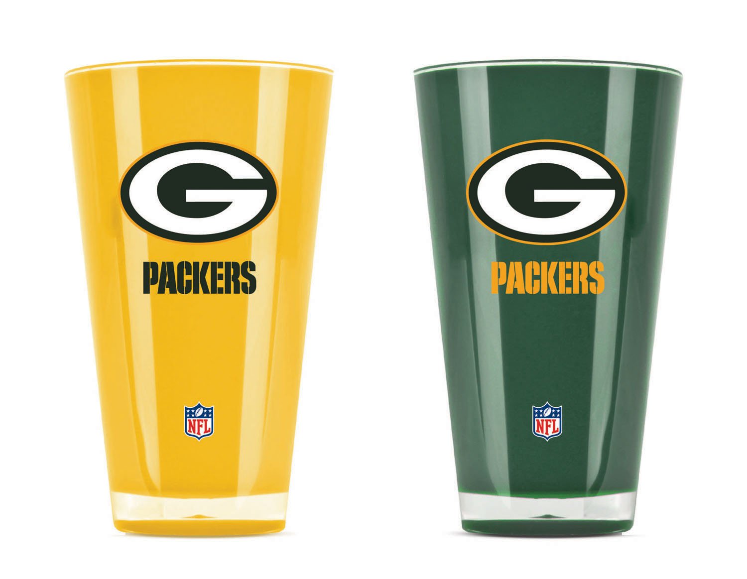 Nfl Green Bay Packers 20oz Insulated Acrylic Tumbler Set Of 2 Sports Outdoors Cjp Org In