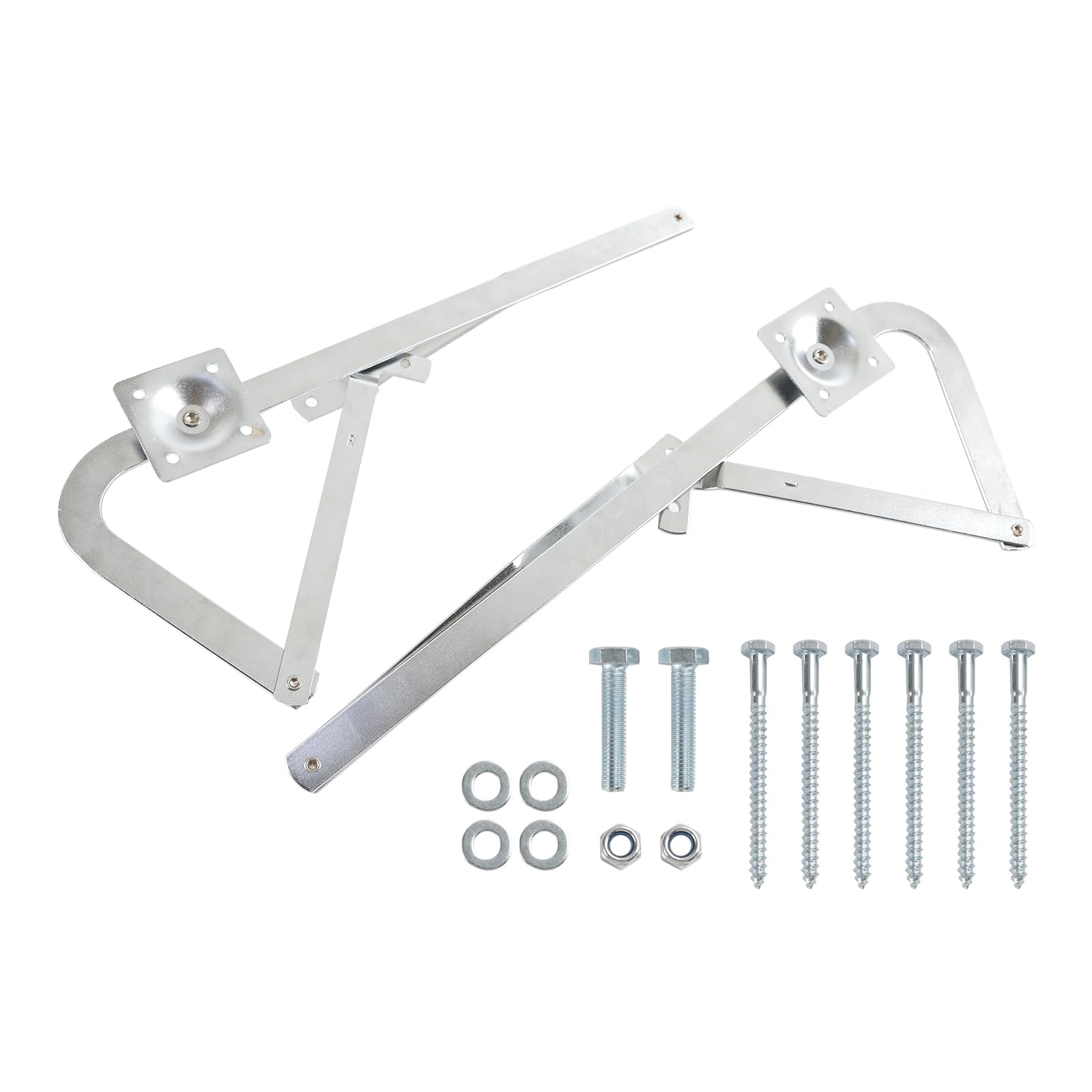 Photo 1 of 1 Pair Attic Ladder Spreader Hinge Arms Fit for Werner Series Attic Ladders,Models After February 2010,Models Mk 5 WU2210 W2208 W2210,Attic Ladder Hinge Replaces 55-2