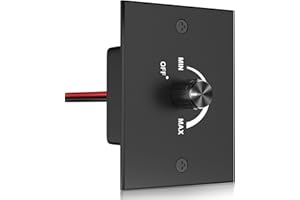 GZV 12V Dimmer Switch for RV Lights, PWM Dimming Switch for RV Camper Boat Trailer Van Truck Cars, DC12-24V 72W Low Voltage, Works with Puck Lights, Strip Lights