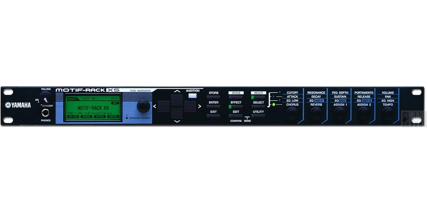 Amazon Com Yamaha Motif Xs Rack Mount Sound Module Musical Instruments