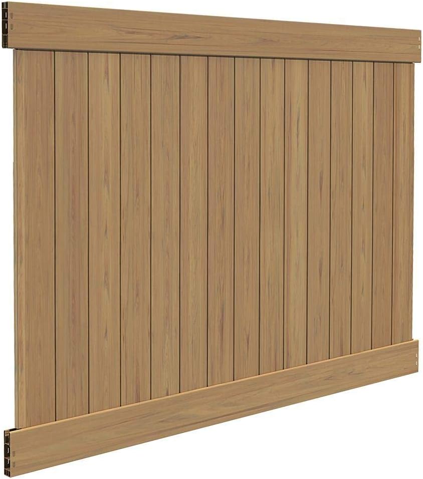 6 Ft X 8 Ft Linden Pro Privacy Cypress Vinyl Fence Kit Amazon Ca Tools Home Improvement