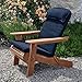 Plant Theatre Adirondack Chair Cushion - High Back Patio Chair Cushion for Outdoor Furniture - Outdoor Chair Cushions for Rocking Chairs, Front Porch, Yard and Lawn Furniture - 49