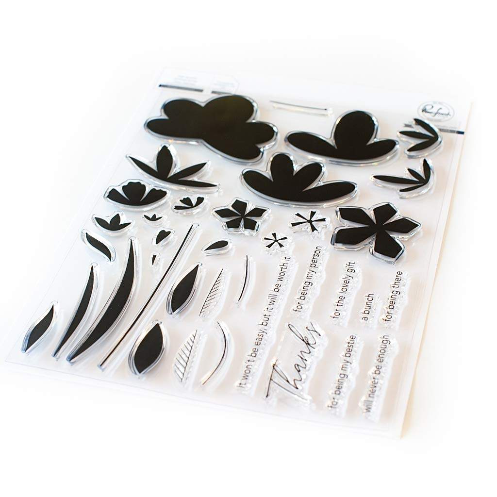 PINKFRESH STUDIO PINKFRESH Stamp 6X8, Simple Blossoms, One Size