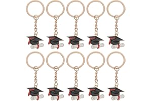 Lurrose Class Of 2026 Graduation Keychains Metal Grad Cap Key Chains Bulk Graduation Present Party Favors For College Keys Ba