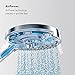 hansgrohe Raindance S Air Infusion Modern Showerhead 1-Spray RainAir with Airpower with QuickClean in Chrome, 2.5 GPM, 27493001