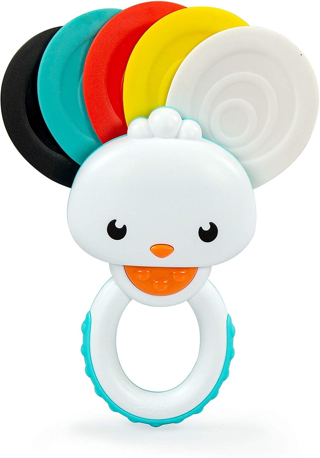 Clementoni Vista Peacock Rattle, Multicoloured, 17325