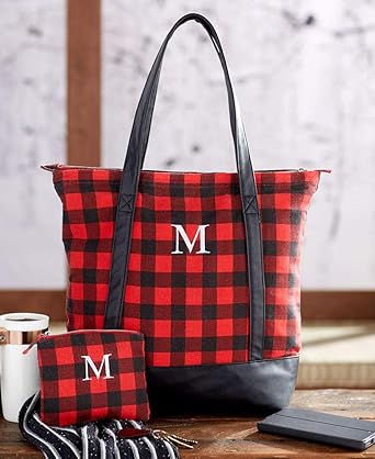 buffalo plaid handbag
