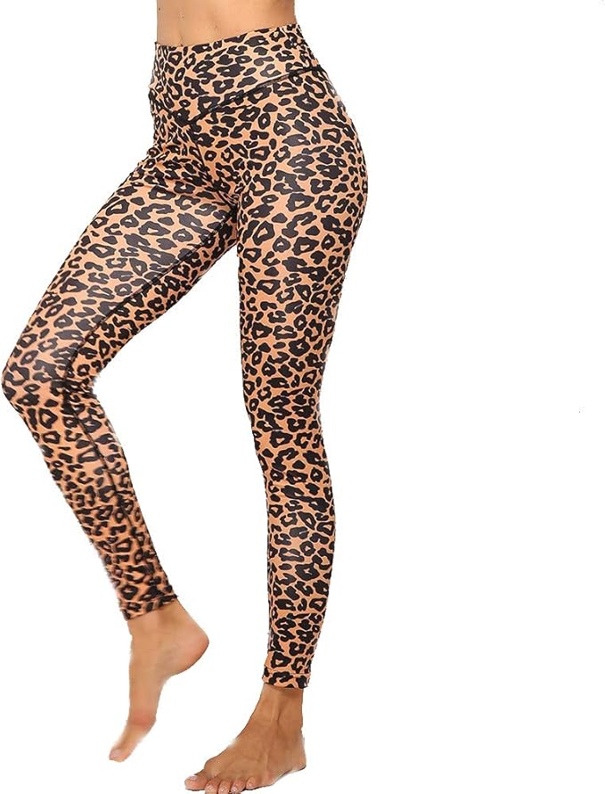 VELWINGS 2020 Women�s Leopard Printed Yoga Pants Sport VELWINGS 2020 Women�s Leopard Printed Yoga Pants Sport