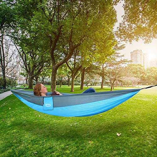 Double-Camping-Hammock-with-Mosquito-Net11ft-and-Sturdy-Tree-Straps-660LBS-Capacity-118L-x-78W-Lightweight-Portable-Easy-Setup-for-Camping-Backpacking-Kayaking-Beach-Patio-Garden-Yard