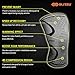 Knee Brace for Women & Men, 2 Pack Compression Knee Brace, Knee Support Sleeve for Pain Relief, Running, Workout, Sports, Knee Braces for ACL, Meniscus Tear, Arthritis and Injury Recovery Gray L