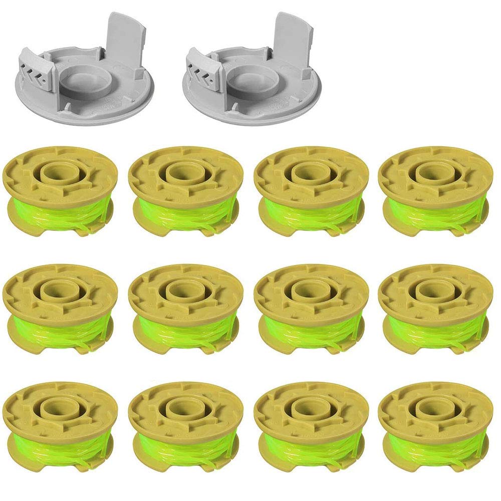 Line String Trimmer Replacement Spool, 11ft 0.080" Replacement Trimmer Spool for Ryobi One Plus AC80RL3 18v 24v and 40v Cordless Trimmers Line Refills Weed Wacker Auto-Feed Twist Single Line Parts
