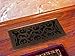 Accord AMFRRBC414 Charleston Floor Register, 4-Inch x 14-Inch(Duct Opening Measurements), Dark Oil-Rubbed