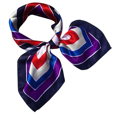MEIbax Damen Platz Kopftuch Wraps Schals Damen 50x50CM Gedruckt Halstuch Kopftuch Niedliches Bandana Stirnband Haarband