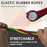 ANSIO Bungee Cords with Hooks Assorted Pack 12 Elastic Straps 16-40in view 3