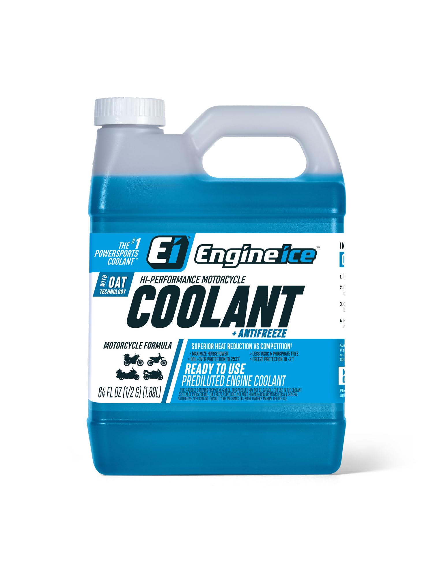 Photo 1 of Engine Ice Off-Road High-Performance Motorcycle Coolant and Antifreeze Blue