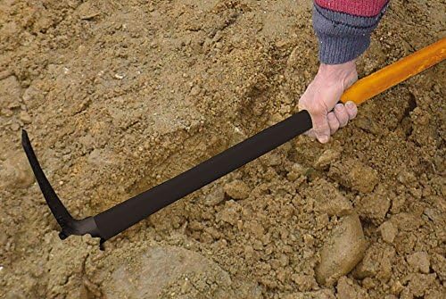 Fiskars Garden Pick 200, Length: 90 cm, Weight: 2.95 kg, Forged carbon steel head/Strong fibreglass handle, Black/Orange, 1001733 - Image 3