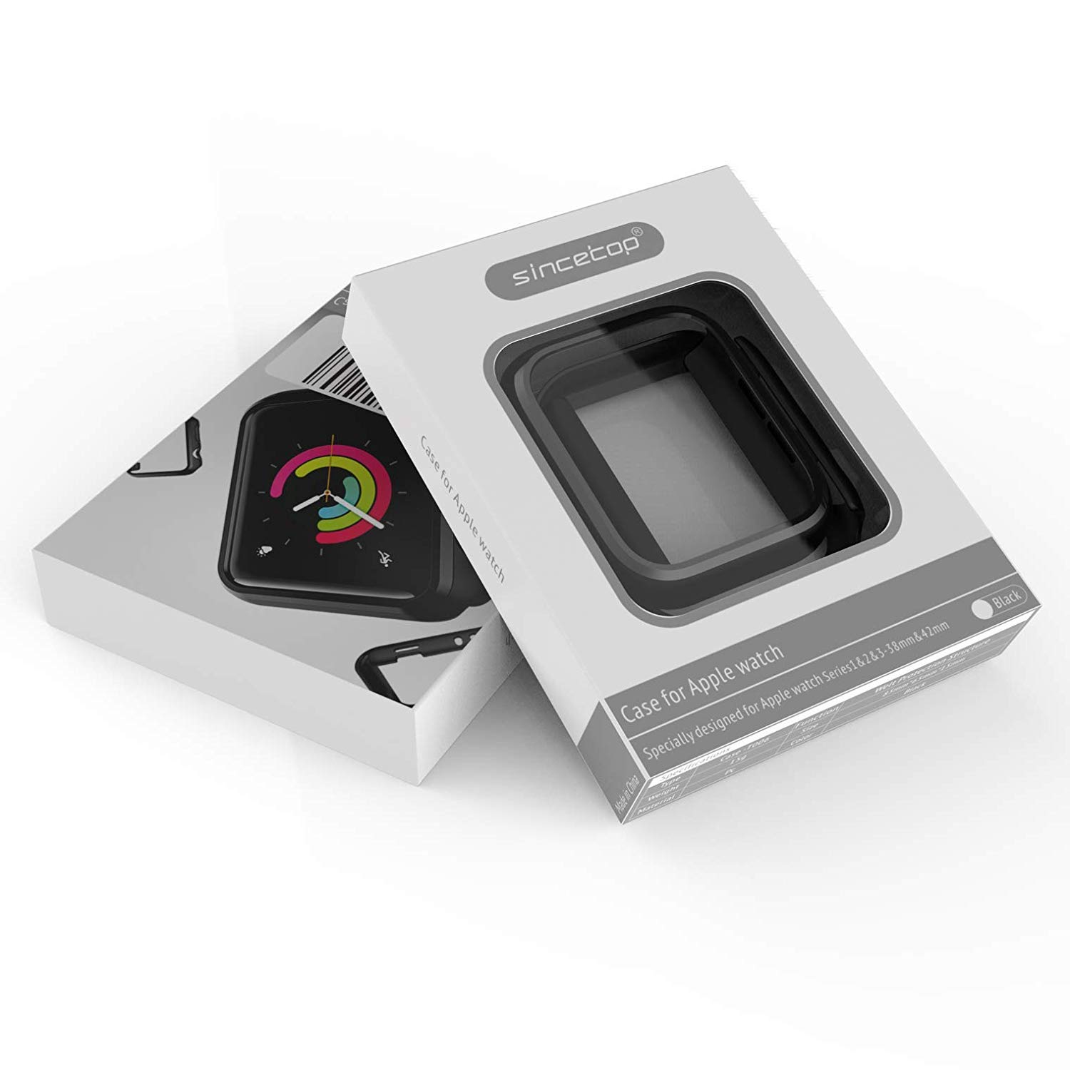 2 Pack Bumper for Apple Watch Case 42mm Series 3 - Ultra-Thin Anti-Scratch and Shockproof Hard iWatch Bumper Cover for Apple Watch Protector 42mm