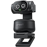 EMEET PIXY Dual-Camera AI-Powered PTZ Camera 4K, AI Tracking, PDAF&AI Autofocus 0.2s, 1/2.55'' Sony Sensor, 3 Mics, Presets, Gesture Control, 4K Webcam for Streaming and OBS/Twitch/Switch 2 Compatible