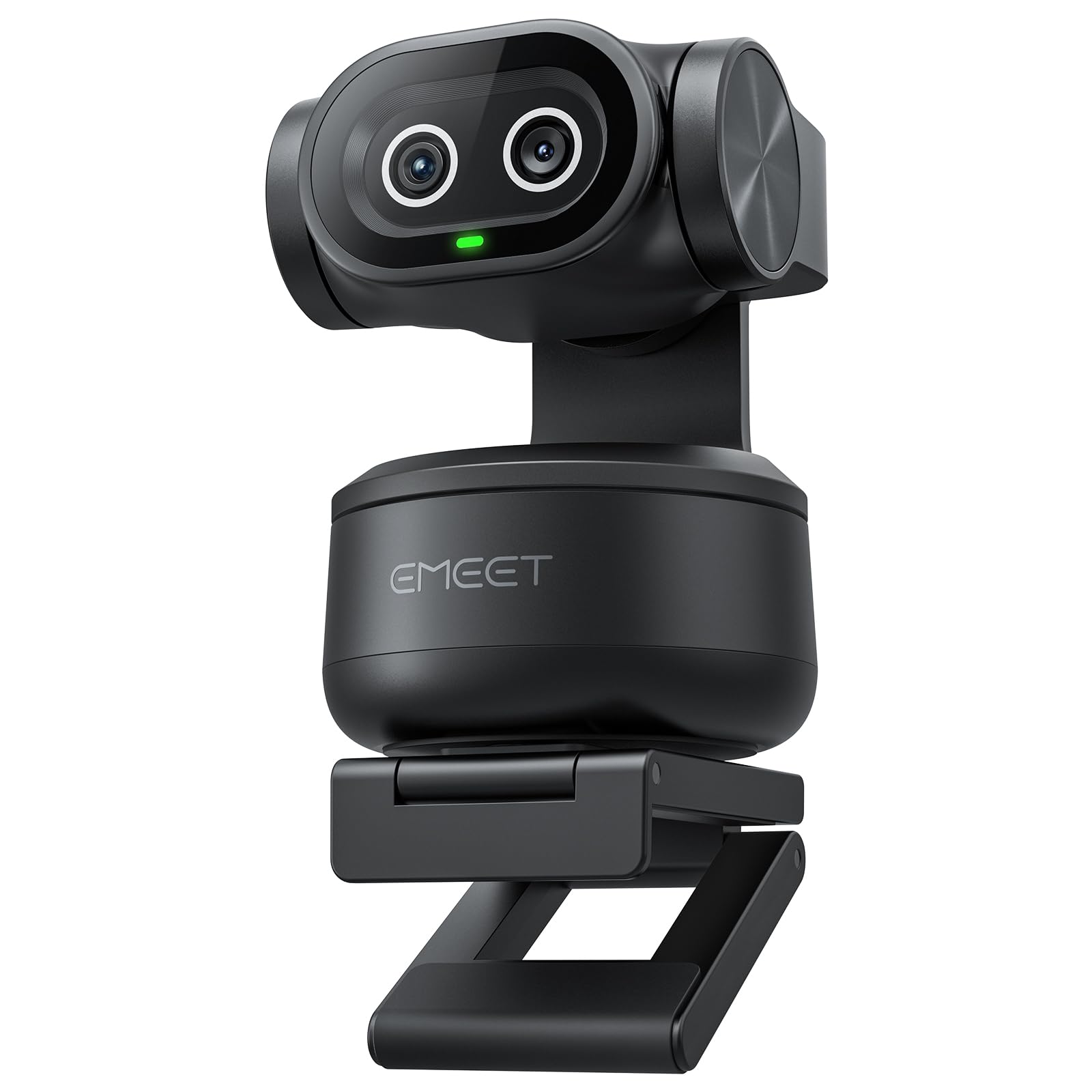 EMEET PIXY Dual-Camera AI-Powered PTZ Camera 4K, AI Tracking, PDAF&AI Autofocus 0.2s, 1/2.55'' Sony Sensor, 3 Mics, Presets, Gesture Control, 4K Webcam for Streaming and OBS/Twitch/Switch 2 Compatible