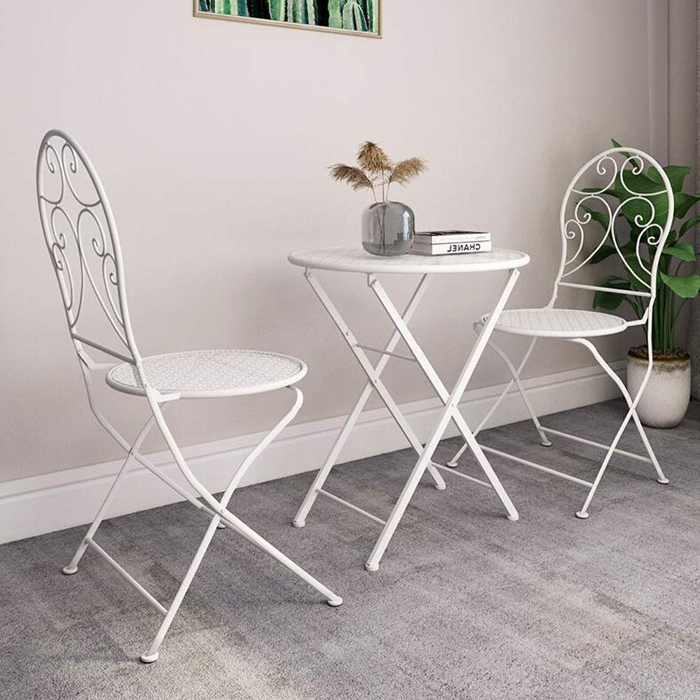 Amazon Com Folding Tables Chairs Rattan Look Furniture