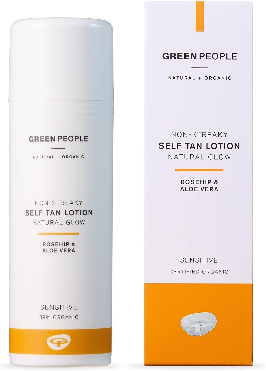 Green People Self Tan Lotion - Non-Streaky, Natural Glow - With Rosehip & Aloe Vera - Organic, Vegan & Cruelty Free, 150ml