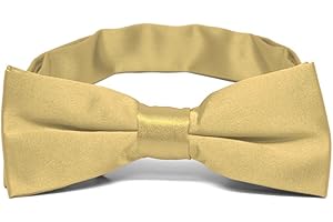 tiemart Boys' Pre-Tied Adjustable Band Collar Bow Tie For 0 to 10 Years Old