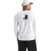 The North Face Mens Evolution Sketch Logo Long-Sleeve Tee | Cotton Shirt with a Logo Graphic