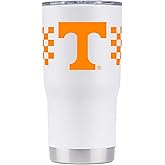 Gametime Sidekicks Tennessee 20oz White Tumbler - Officially Licensed, 18/8 Stainless Steel, Double-walled, Vacuum-insulated, UV LED Printed Logos, Sweatless, Stays Hot/Cold - 360 Wrap