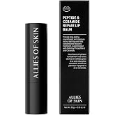 Allies of Skin Peptide &amp; Ceramide Repair Lip Balm Treatment - with Palmitoyl Tripeptide-5, Ceramide NP, Sea Buckthorn, Avocado &amp; Sunflower Seed Oil, Shea Butter, Vitamin C &amp; E. 3.8g/ 0.13 oz