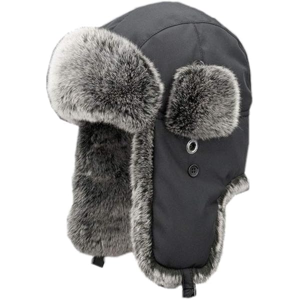 KIDILL×CA4LA 22-23AW Big Fur Hat black KingSize Men's Extra Large Fur Trim Hat - 3XL/4XL, Black at