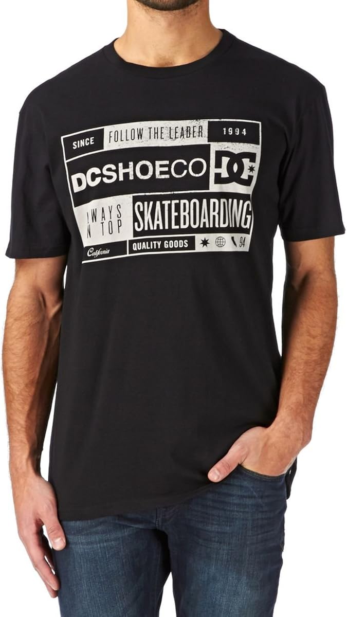 DC Clothing Men's Instant Crew Neck Short Sleeve TShirt Amazon.co.uk