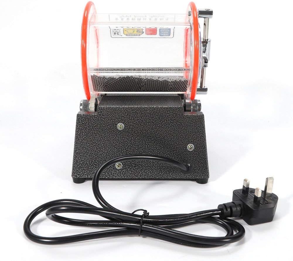 Paramount City Jewelry Polisher Machine, Professional Mini Tumbler Rotary Jewelry Polishing Finisher Tool with Polishing Bead - Image 4